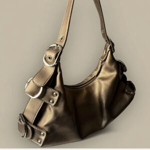 Vintage St Johns Bay Mini Bag Purse Y2K 2000s Buckle Detail Shoulder Strap.